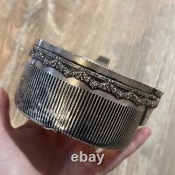 Old Small Solid Silver Casserole Cassolette signed CHAUMET