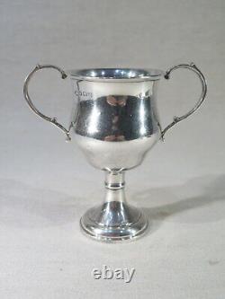 Old Small Solid Silver Handled Cup English England Birmingham