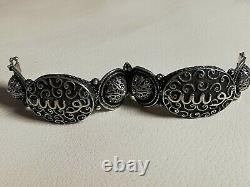 Old Solid Silver Bracelet 925 Silver Berber Art Creator Collection