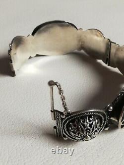Old Solid Silver Bracelet 925 Silver Berber Art Creator Collection
