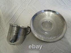Old Solid Silver Cup 110 Gr Goldsmith Ad