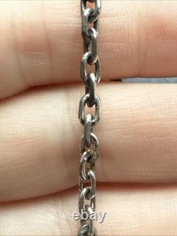 Old Solid Silver Keychain Barrel