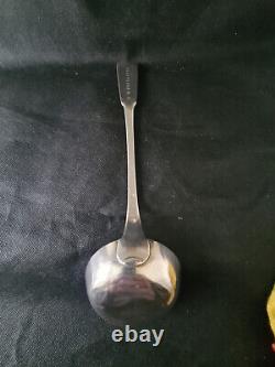 Old Solid Silver Ladle, Old Man's Stamp, 208 Grams