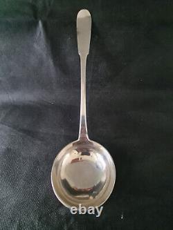 Old Solid Silver Ladle, Old Man's Stamp, 208 Grams