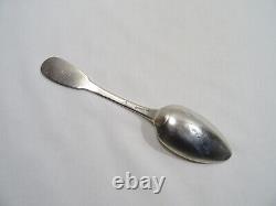 Old Solid Silver Spoon Fork Cutlery Oury Jean Francois 1819-1838