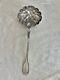Old Solid Silver Sugar Sifter Spoon