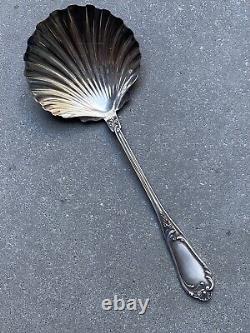 Old Spoon Strawberry Shovel In Solid Silver Minerve Art Nouveau Shelling