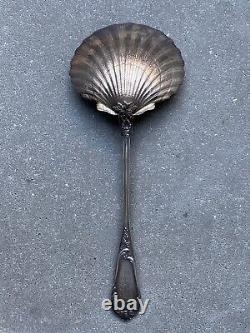 Old Spoon Strawberry Shovel In Solid Silver Minerve Art Nouveau Shelling