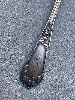 Old Spoon Strawberry Shovel In Solid Silver Minerve Art Nouveau Shelling