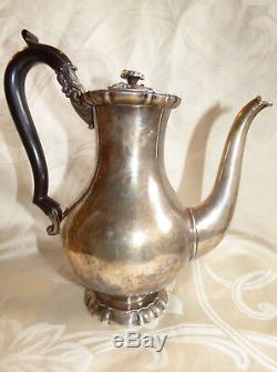 Old Sterling Silver Coffeemaker Minerva 1st Title Orfevre Odiot Paris