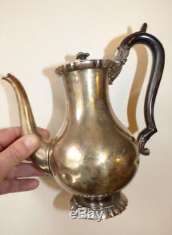 Old Sterling Silver Coffeemaker Minerva 1st Title Orfevre Odiot Paris