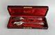 Old Sterling Silver Minerva Floral Fork And Spoon Set In Antique Box