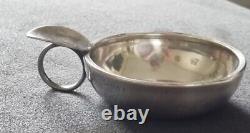 Old Tastevin Taste-wine Solid Silver Punches Goldsmith Eugène Collet