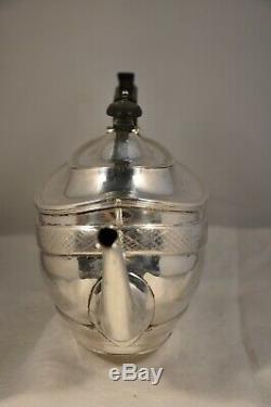Old Teapot Sterling Silver Antique Solid Silver Tea Pot 1911 Chester 486gr
