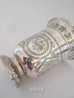 Old Timbal Silver Tulip Massive 1st Rooster Tonelier Goldsmith