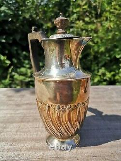 Old Versatier Silver Coffee Maker Massif Sterling English Poisons