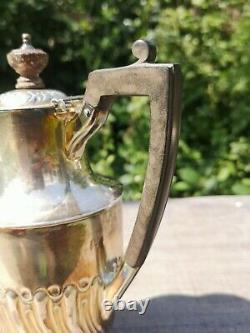 Old Versatier Silver Coffee Maker Massif Sterling English Poisons