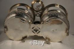 Old Vinaigrier Oil Cruet Sterling Silver XVIII Luneville