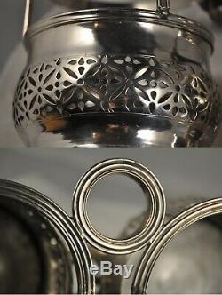 Old Vinaigrier Oil Cruet Sterling Silver XVIII Luneville