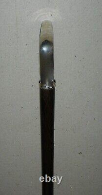 Old Walking Rod Solid Silver Pomeau Art Deco Antic Silver Cane