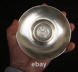 Old Wedding Medals Germany Dadler Solid Silver Coin Dish Empty Pocket