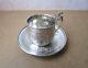 Old Beautiful Solid Silver Cup With Minerva Punches And Fantastic Animal Head