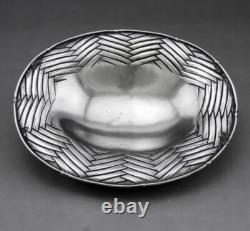 Old footed cup in solid silver, hallmarked, Japanese, Japan, Meiji period