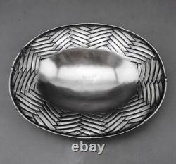Old footed cup in solid silver, hallmarked, Japanese, Japan, Meiji period