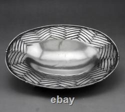 Old footed cup in solid silver, hallmarked, Japanese, Japan, Meiji period