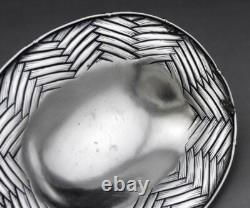 Old footed cup in solid silver, hallmarked, Japanese, Japan, Meiji period