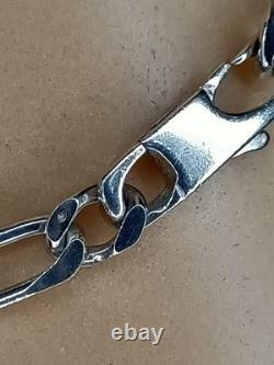 Old heavy chain with solid 925 silver links
