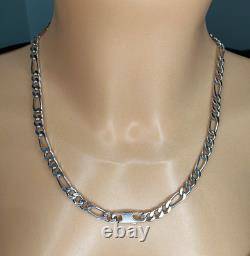 Old heavy chain with solid 925 silver links