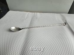 Old sick person's spoon / with Medicine Poinçons Silver Solid Christofle