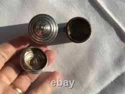 Old silver chalice paten oil lamps holy religion
