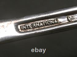 Old silver-plated fork, plain pattern, sterling silver, 63 g
