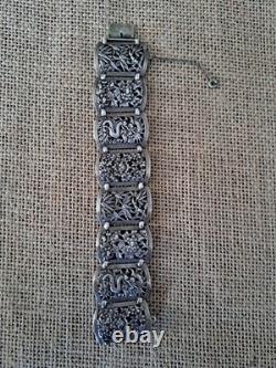 Old solid silver bracelet, very rare