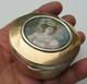 Old Solid Silver Snuffbox, 127 G, Miniature Pop Art Antique Snuff Box