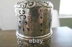 Old solid silver sugar shaker 167 GR