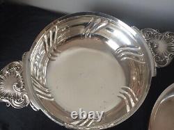 Old solid silver vegetable dish in Paris