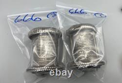 Pair of ancient bracelets in solid silver, antique style 606 grams Sindhi