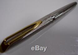 Pen Waterman Cf Sterling Silver Golden Pen 18c Old Collection Around 1950