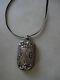 Pendant Carrying Old Louis Xix Germany Solid Silver