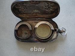 Pendant carrying old Louis XIX Germany solid silver
