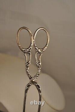 Pliers A Asparagus Ancient Silver Swiss Massif Antique Solid Silver Aspagus Tong