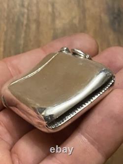 Pyrogen & Sterling Silver & Matchbox & English Work & Antique