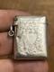 Pyrographic & Silver & Matchbox & English Work & Antique