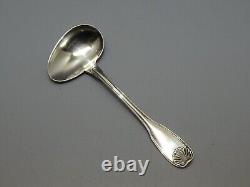 RARE ANCIENT SOLID SILVER PORRIDGE SPOON Minerva Hallmark FIRST NAME YVES D