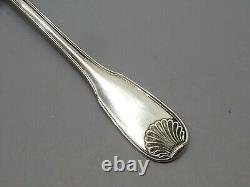 RARE ANCIENT SOLID SILVER PORRIDGE SPOON Minerva Hallmark FIRST NAME YVES D