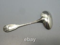 RARE ANCIENT SOLID SILVER PORRIDGE SPOON Minerva Hallmark FIRST NAME YVES D