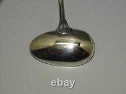 RARE ANCIENT SOLID SILVER PORRIDGE SPOON Minerva Hallmark FIRST NAME YVES D